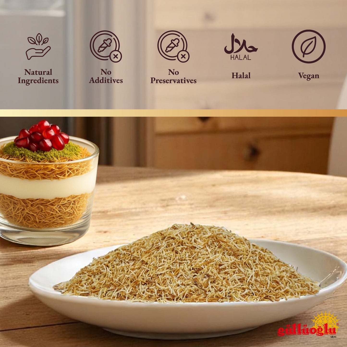 Premium Baked & Shredded Kadayif - 200g Pack (Kataifi)