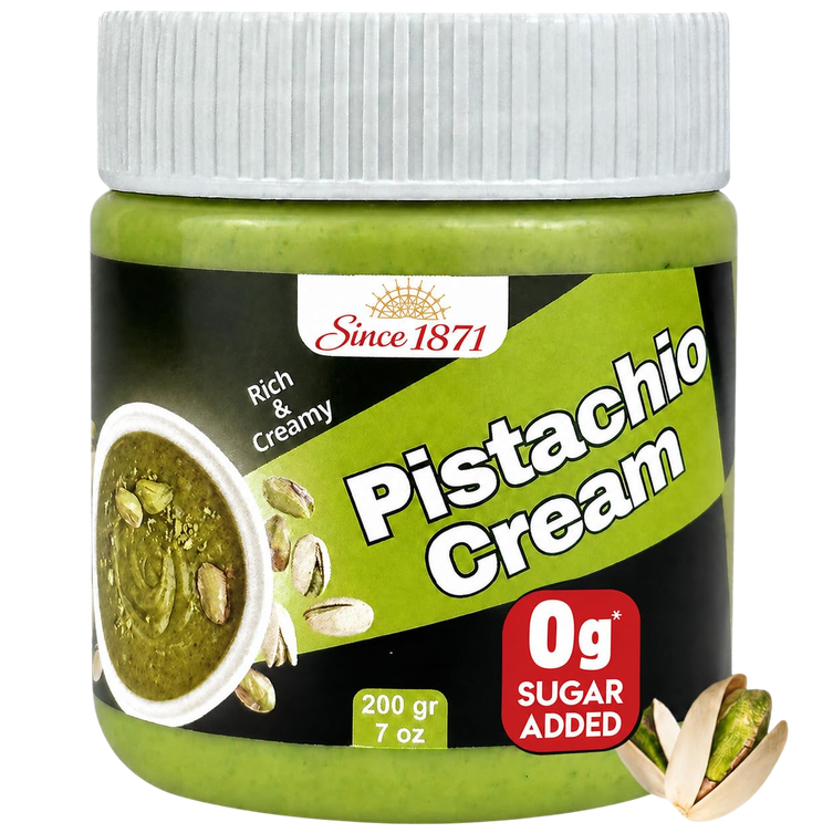 Since 1871 Sugar-Free Pistachio Cream jar, 200 g, 0 g sugar added