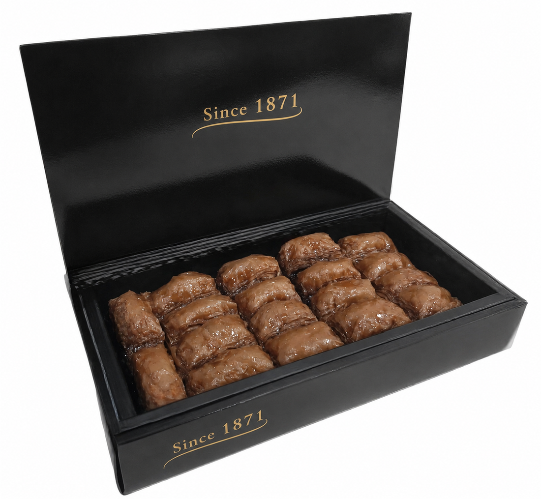 Since 1871 Dubai chocolate pistachio baklava in gift box