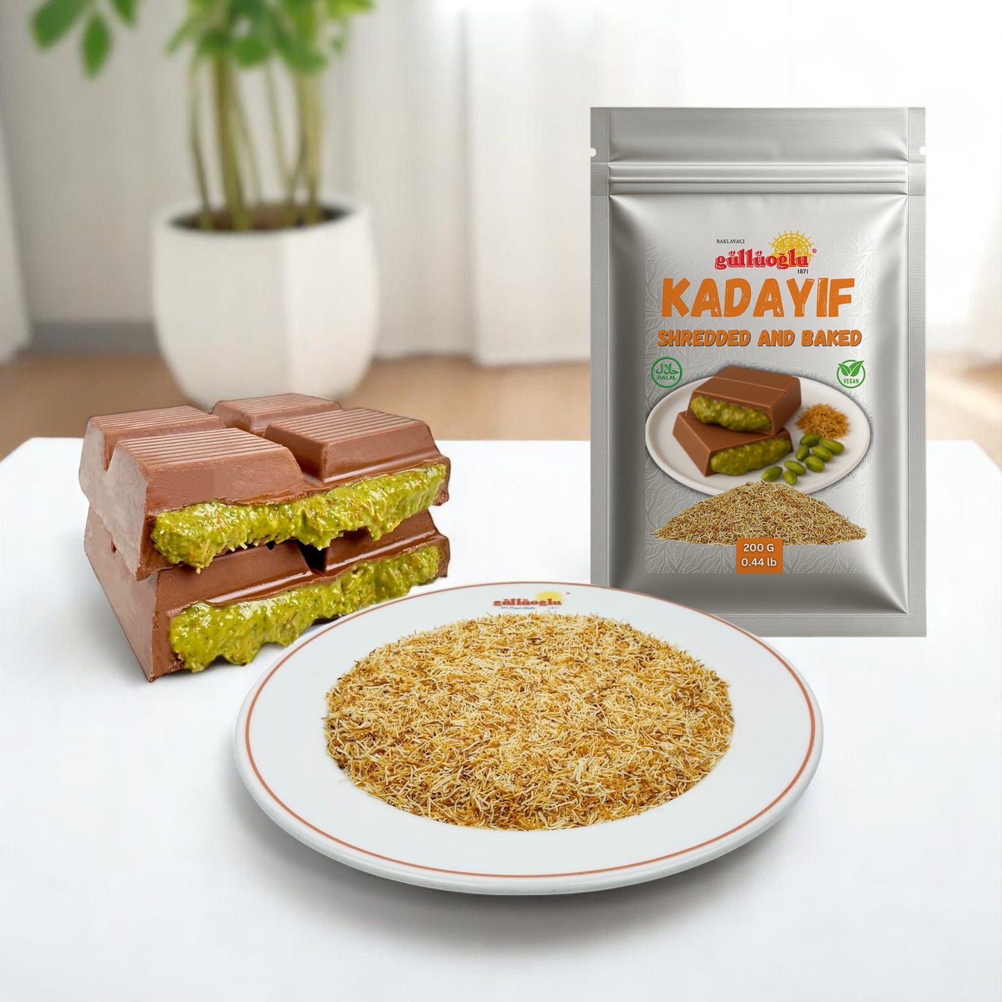 Premium Baked & Shredded Kadayif - 200g Pack (Kataifi)