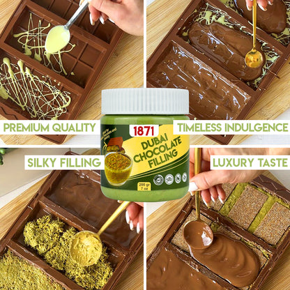 Dubai Chocolate Filling 7 oz/200g - Pistachio Cream with Kadayif