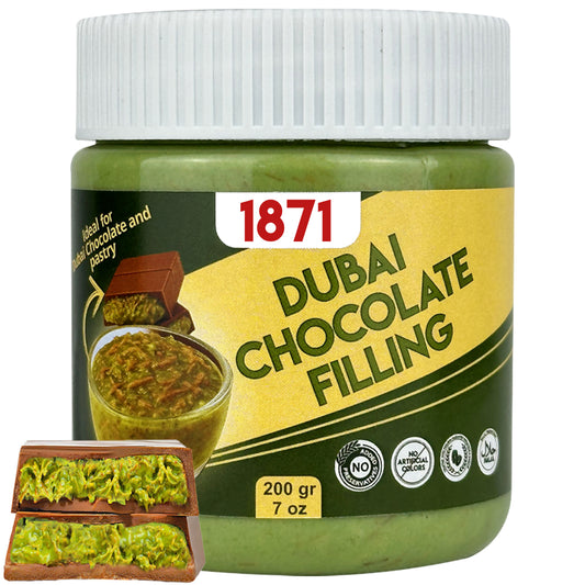 Dubai Chocolate Filling 7 oz/200g - Pistachio Cream with Kadayif