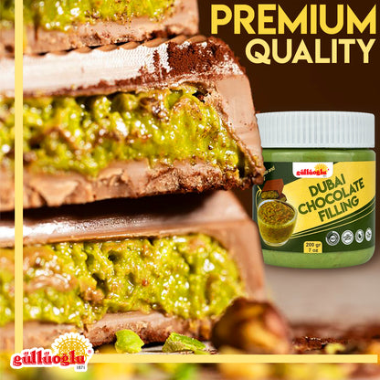 Dubai Chocolate Filling 7 oz/200g - Pistachio Cream with Kadayif