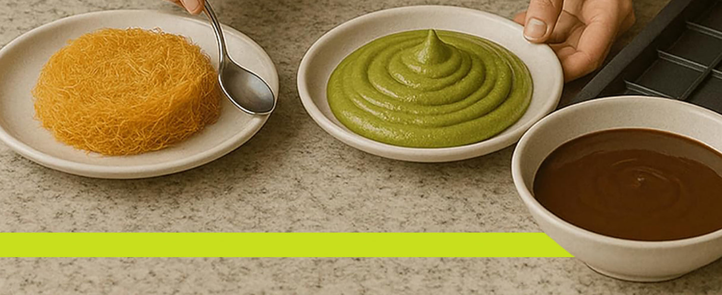 Dubai Chocolate Filling 7 oz/200g - Pistachio Cream with Kadayif