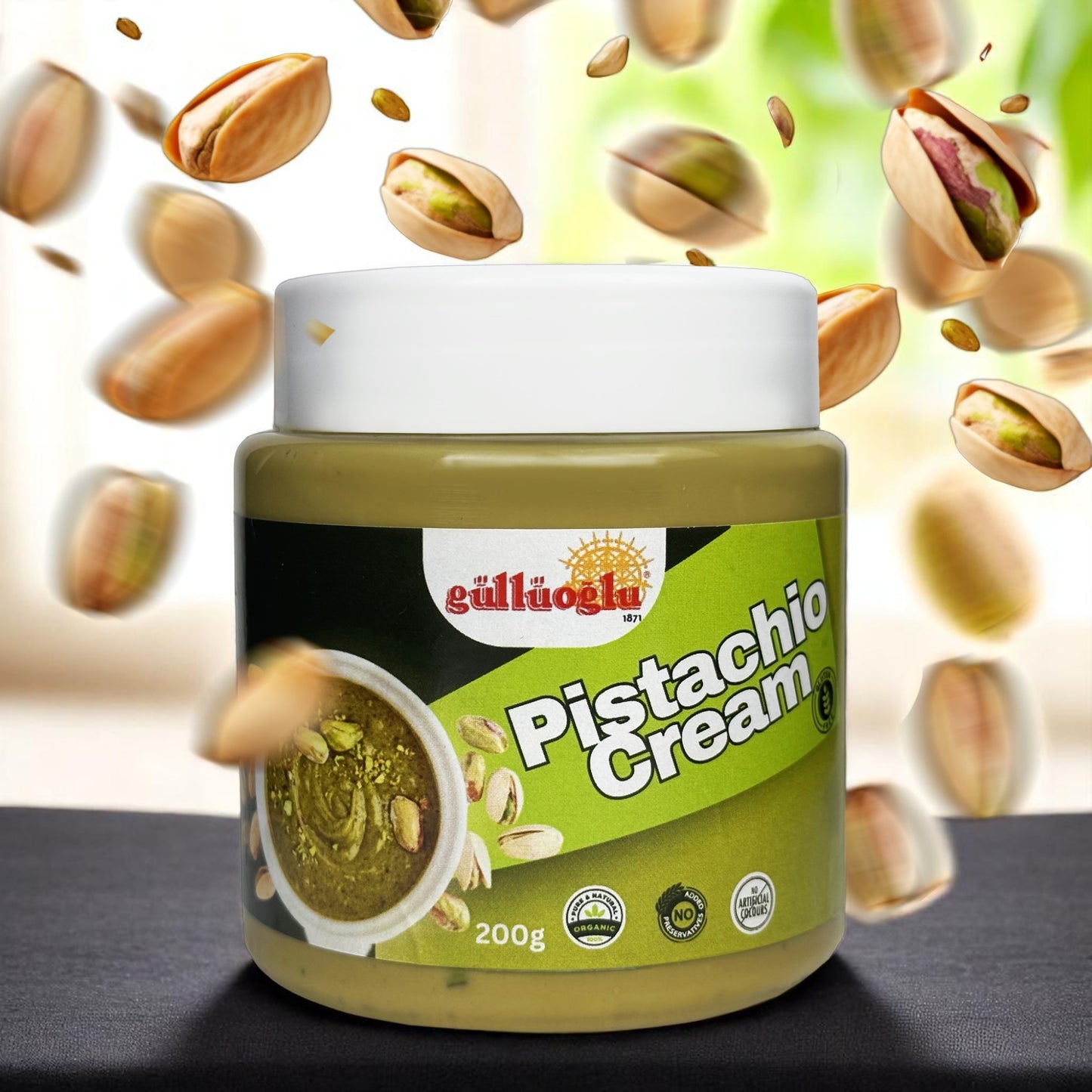 Premium Pistachio Cream 7oz (200g) - Authentic Turkish Spread