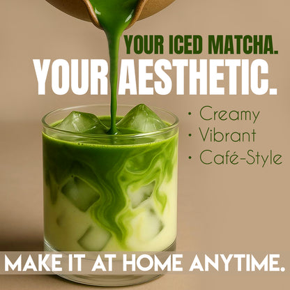 Since 1871 Premium Matcha Powder 400g – Easy Mix, No Whisk | Pure Green Tea