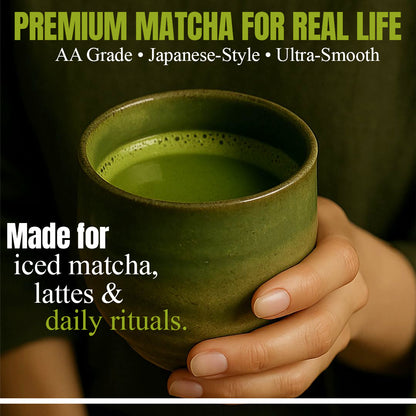 Since 1871 Premium Matcha Powder 400g – Easy Mix, No Whisk | Pure Green Tea