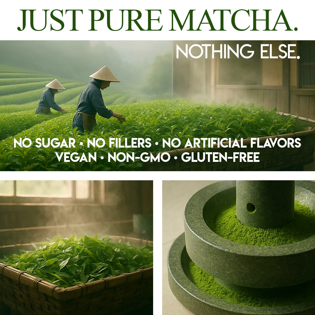 Since 1871 Premium Matcha Powder 400g – Easy Mix, No Whisk | Pure Green Tea