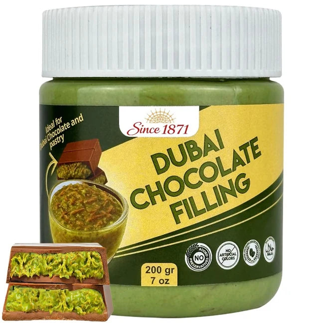 Since 1871 Dubai Chocolate Filling, 200 g jar